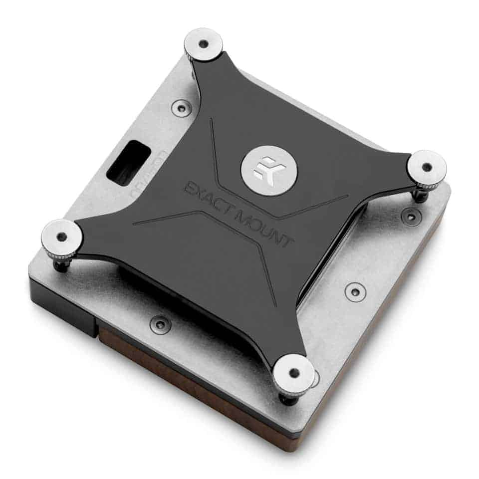 (image for) EK-Quantum Velocity² Intel 1700 Lignum Edition Walnut CPU Water Block